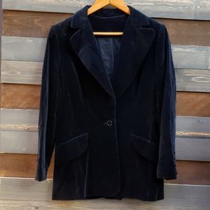 Vintage Crushed Velvet Blazer Dinner Jacket